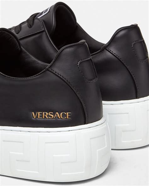 versace uomo nero|versace greca sneakers men.